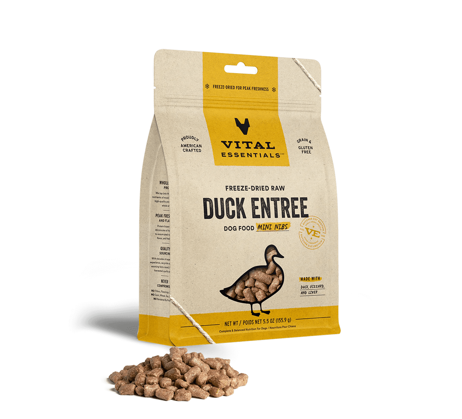Freeze Dried Duck Entrée Mini Nibs