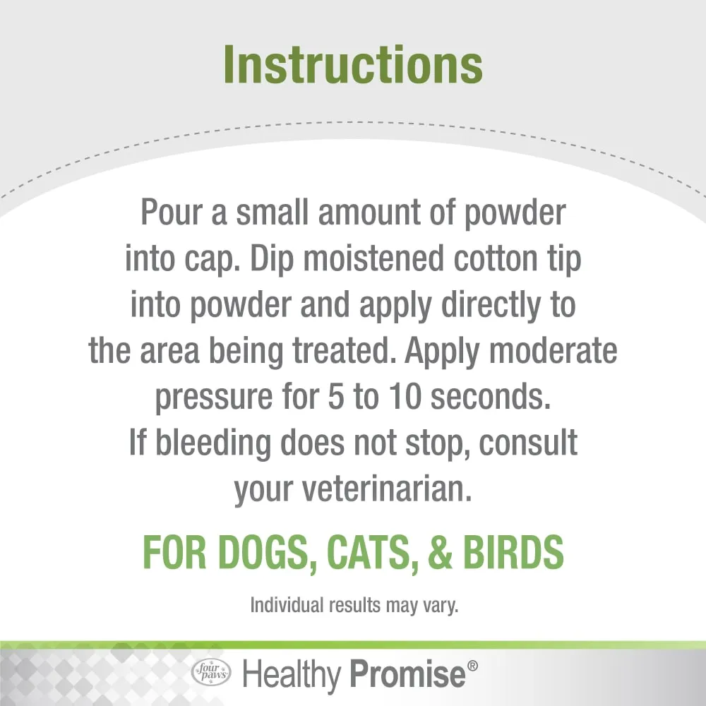Healthy Promise VBS Antiseptic Quick Blood Stop Powder