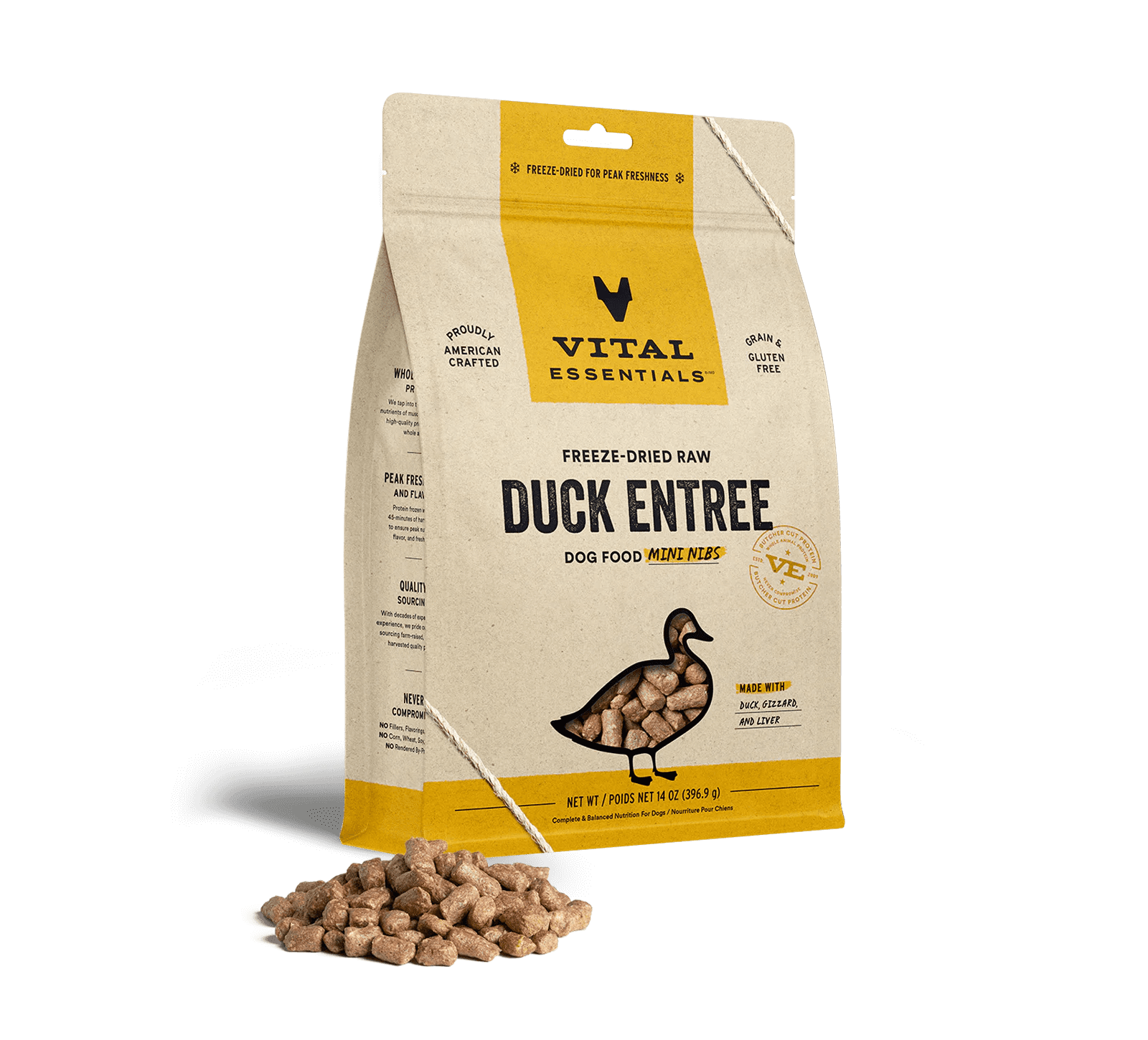 Freeze Dried Duck Entrée Mini Nibs