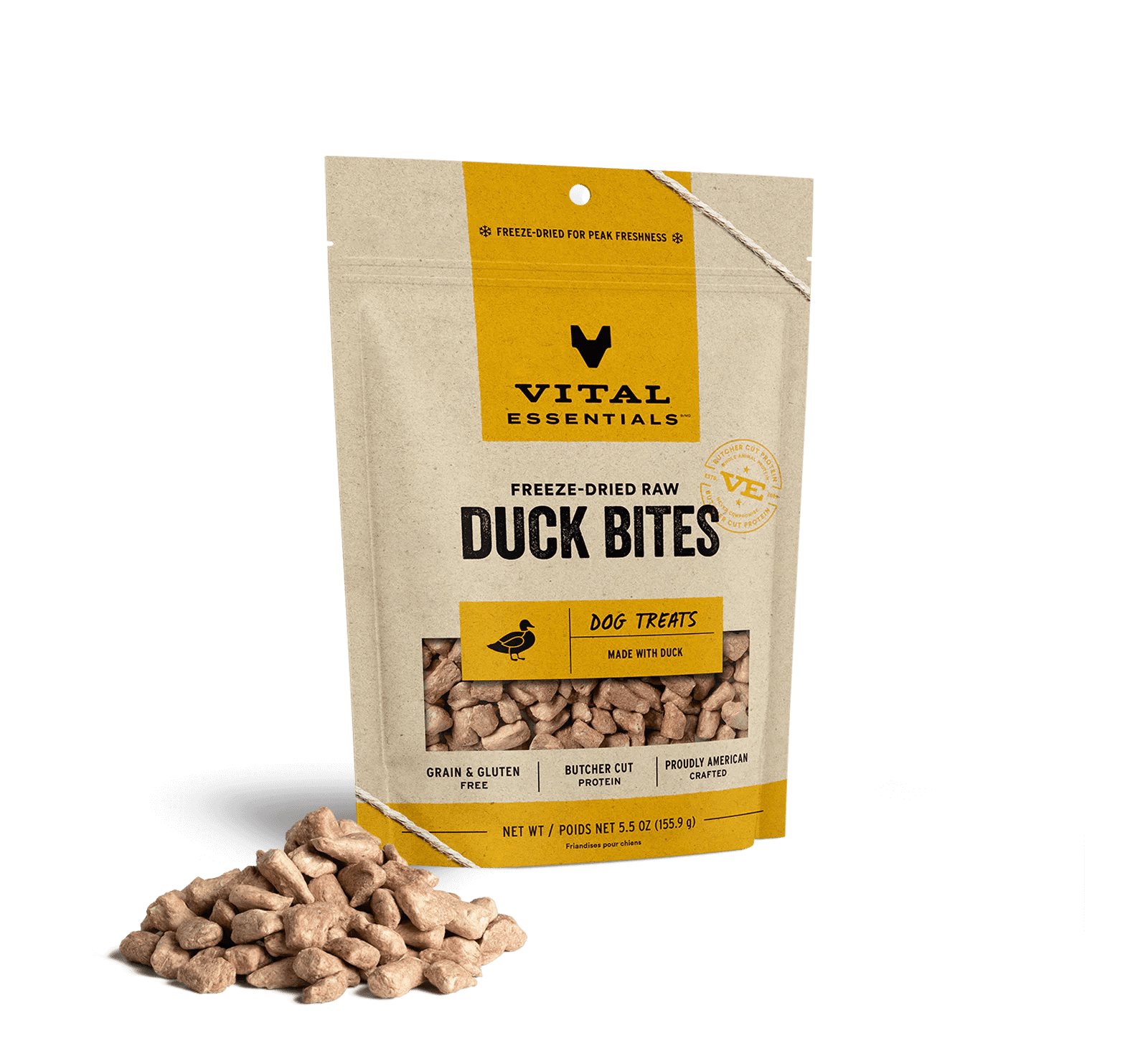 Freeze Dried Duck Bites