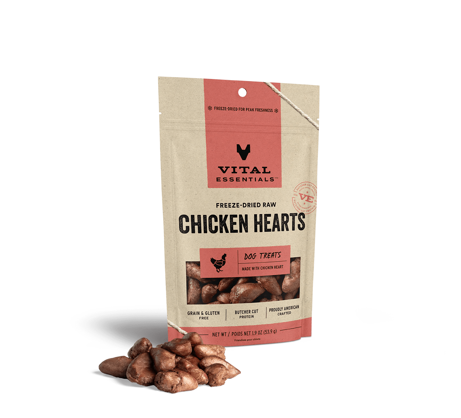 Freeze Dried Chicken Hearts