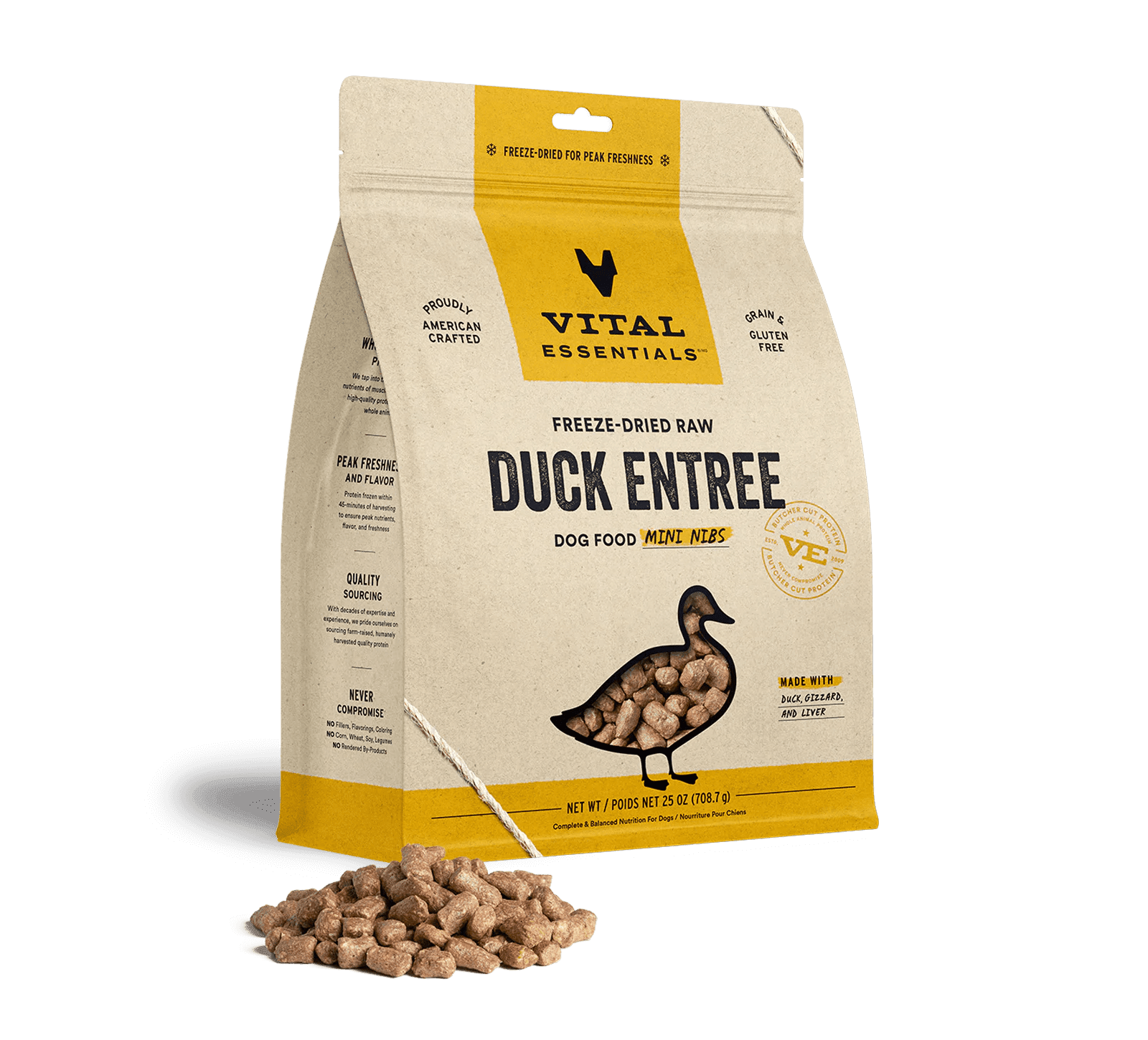 Freeze Dried Duck Entrée Mini Nibs
