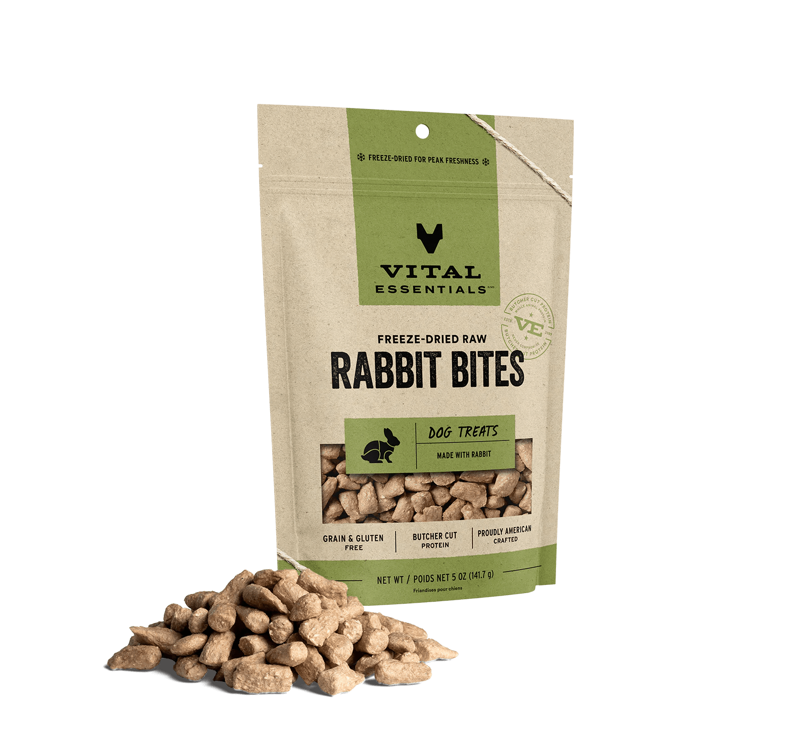 Freeze Dried Rabbit Bites