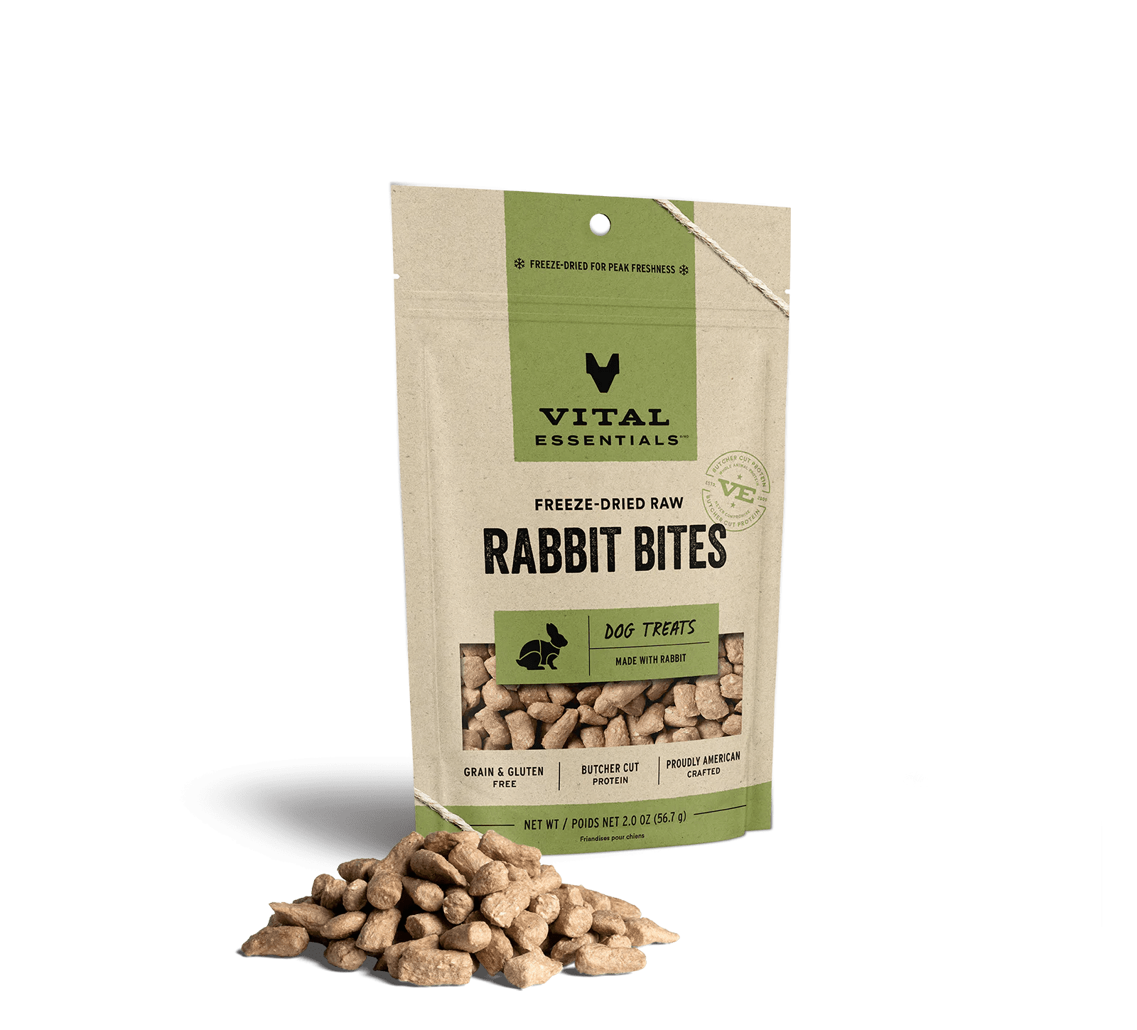 Freeze Dried Rabbit Bites
