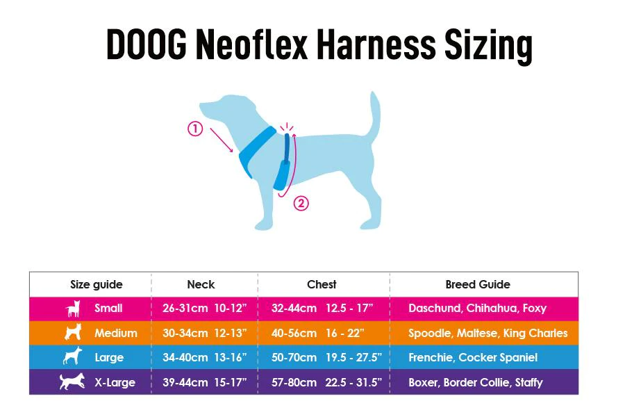 Neoflex Soft Harness - Pluto - Blue Waves