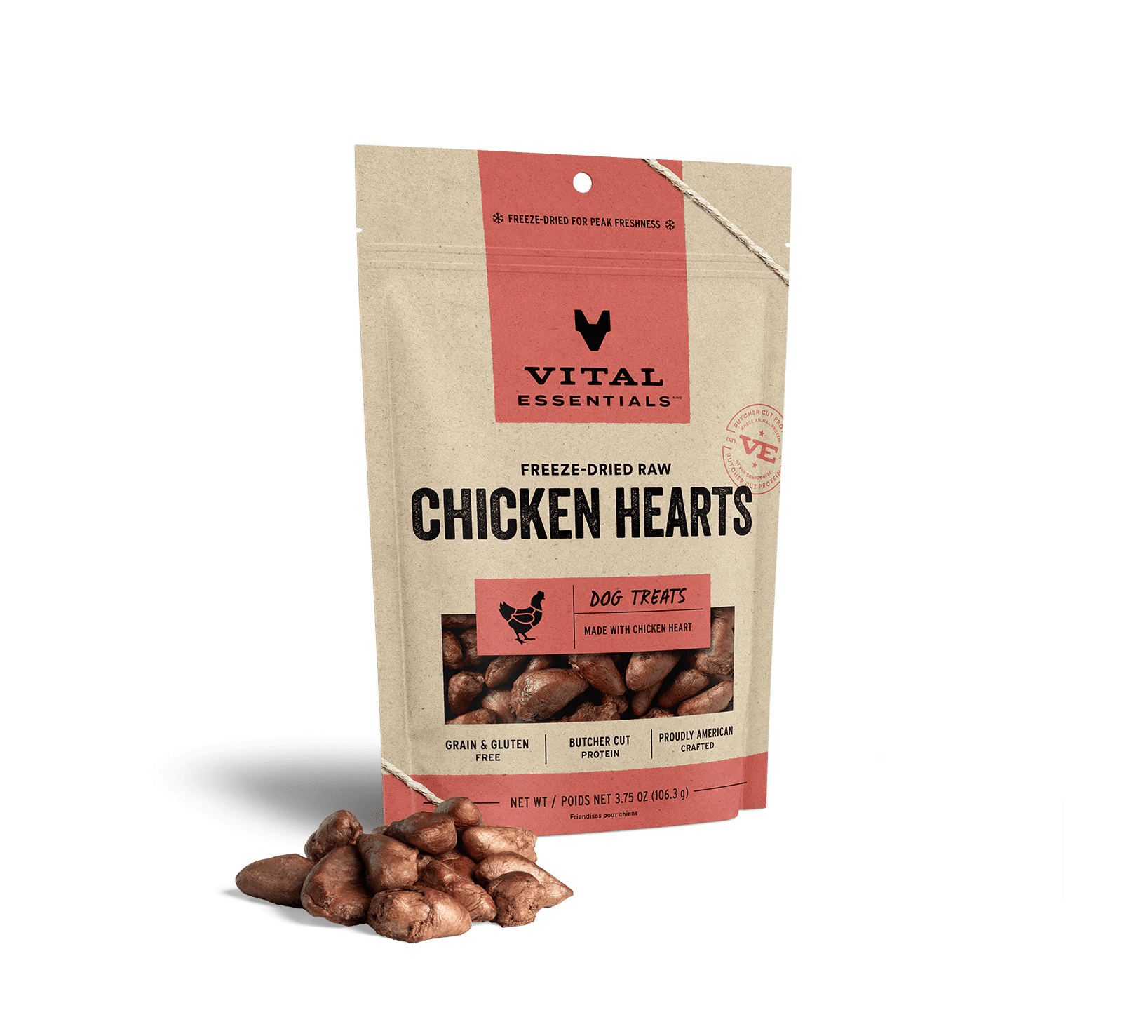 Freeze Dried Chicken Hearts