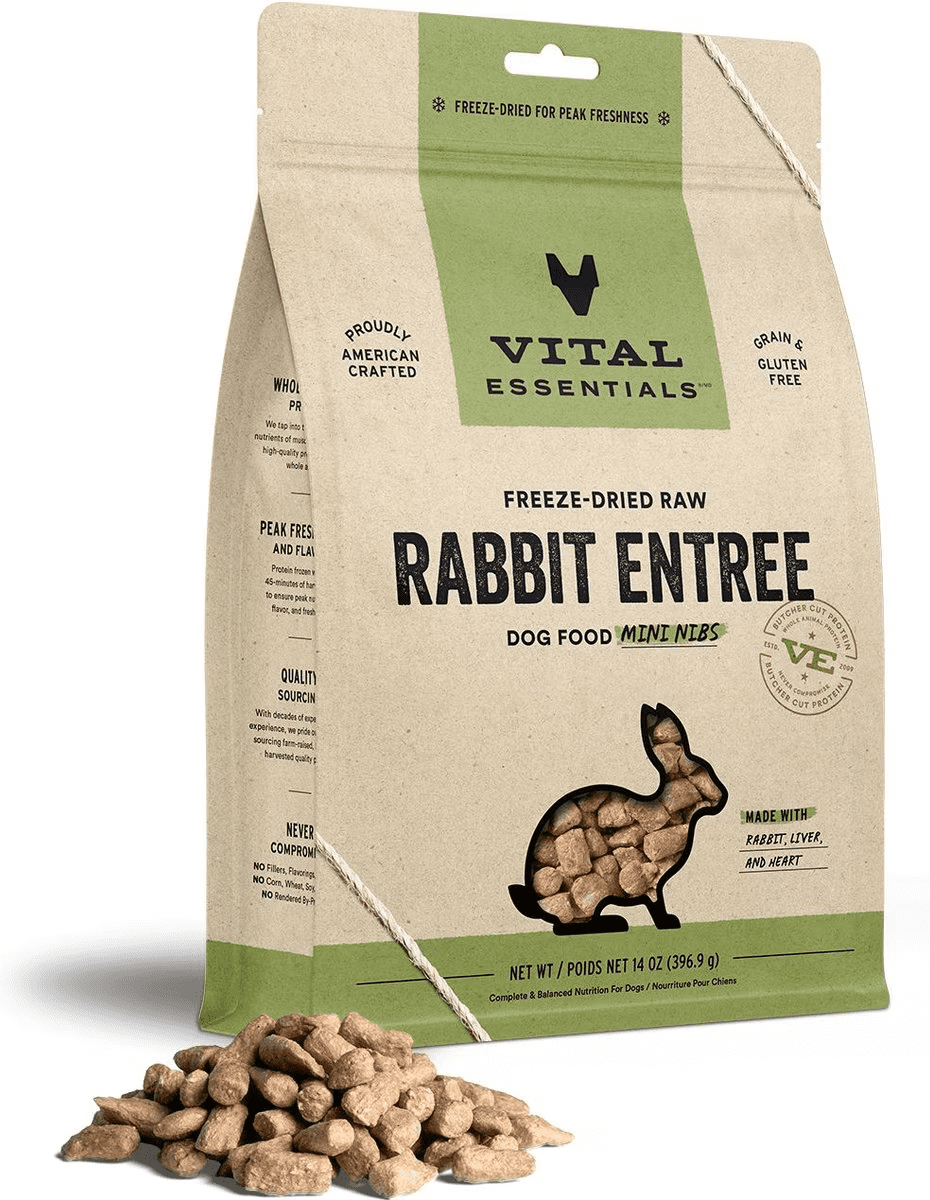 Freeze Dried Rabbit Entrée Mini Nibs