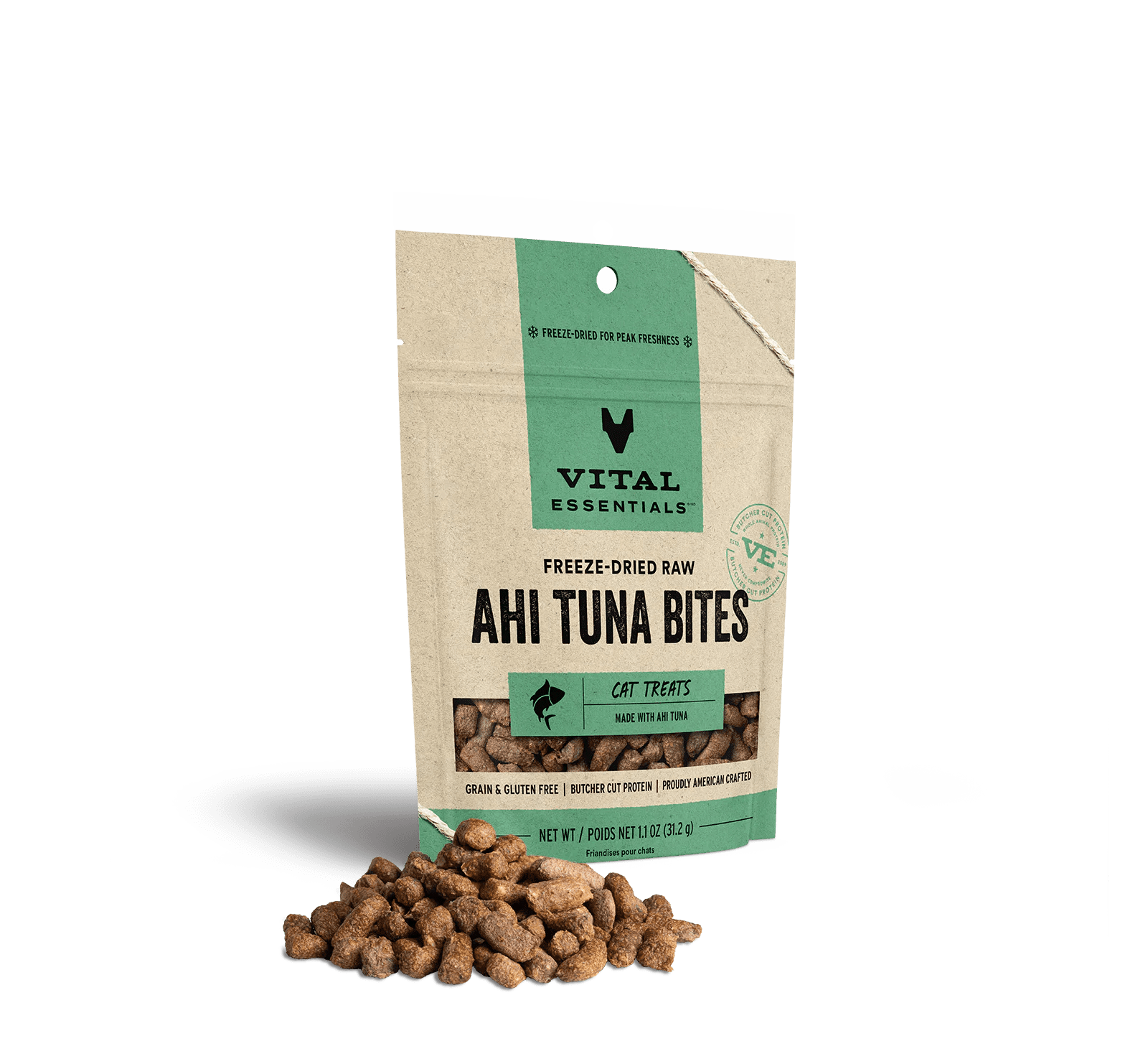 Freeze Dried Ahi Tuna Bites