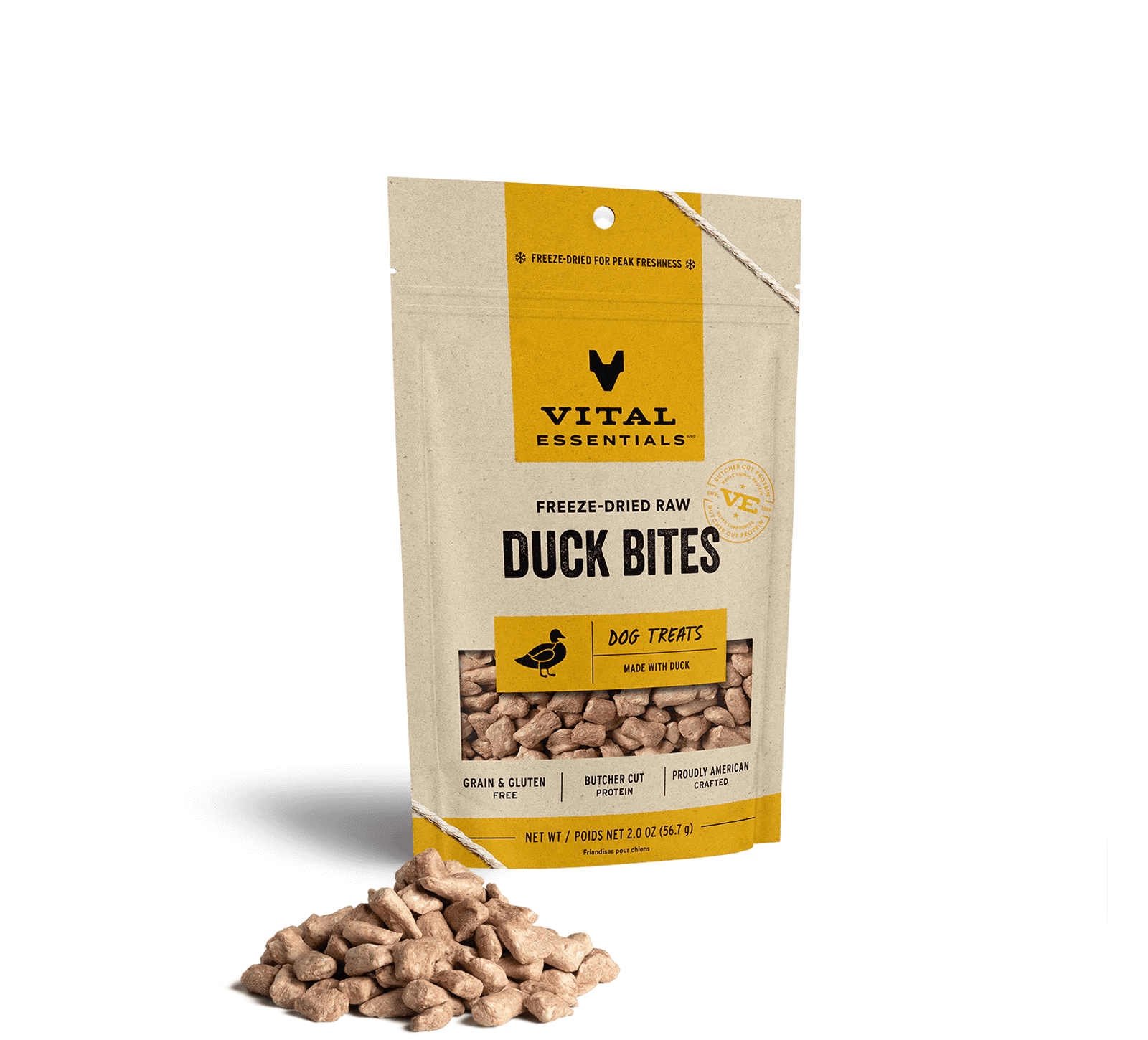 Freeze Dried Duck Bites