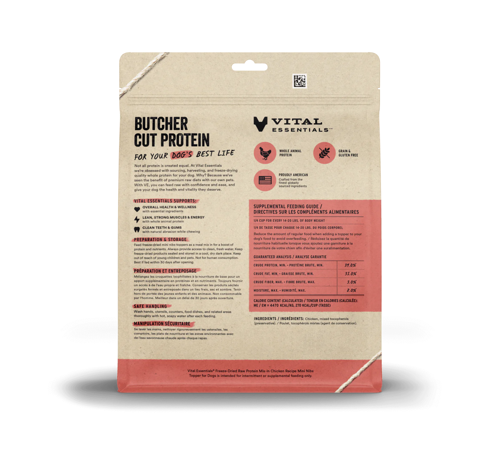 Freeze Dried Protein Mix-In Chicken Recipe Mini Nibs Topper