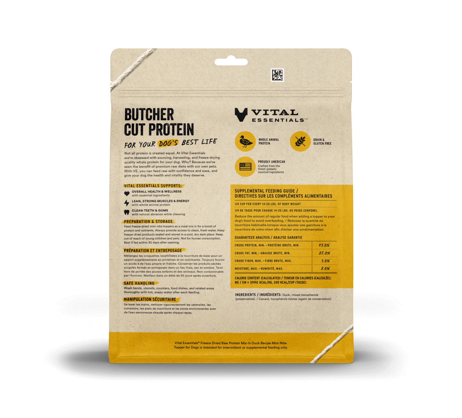 Freeze Dried Protein Mix-In Duck Recipe Mini Nibs Topper